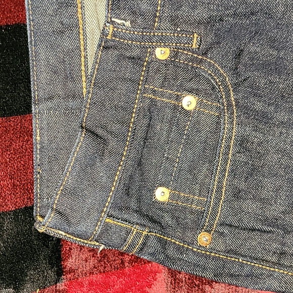Gap. Selvedged Jeans. Stiff denim. Button-fly. Men's w28 l30 - Picture 14 of 16